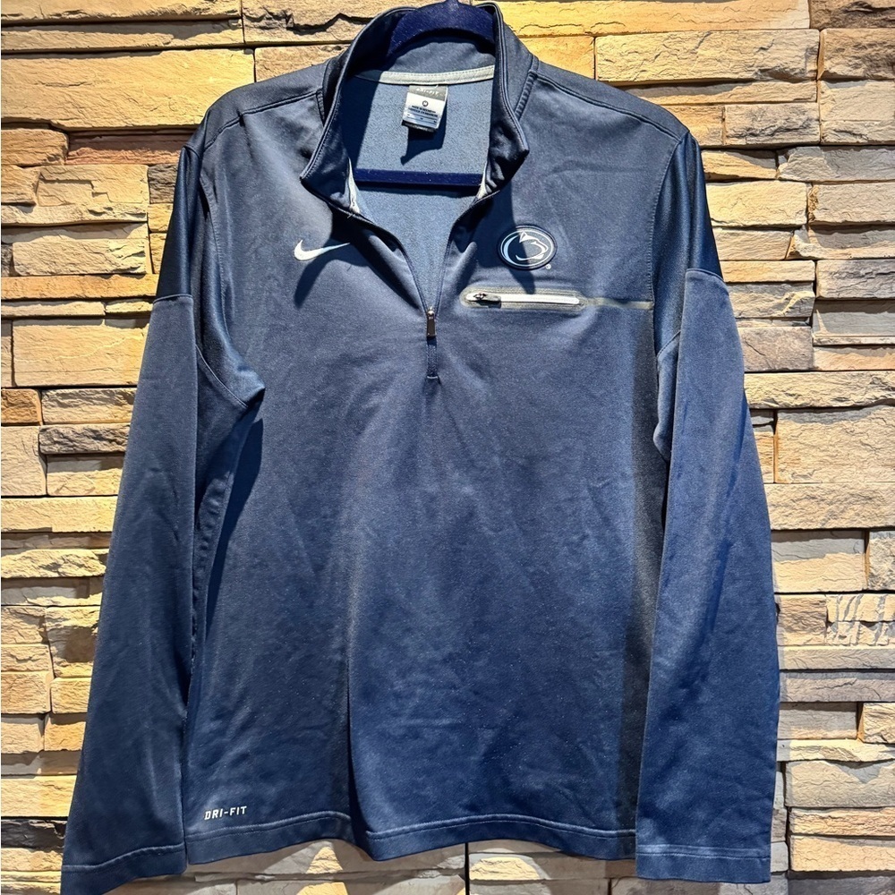 Nike Men's blue penn state Quarter-Zip Jacket M PSU